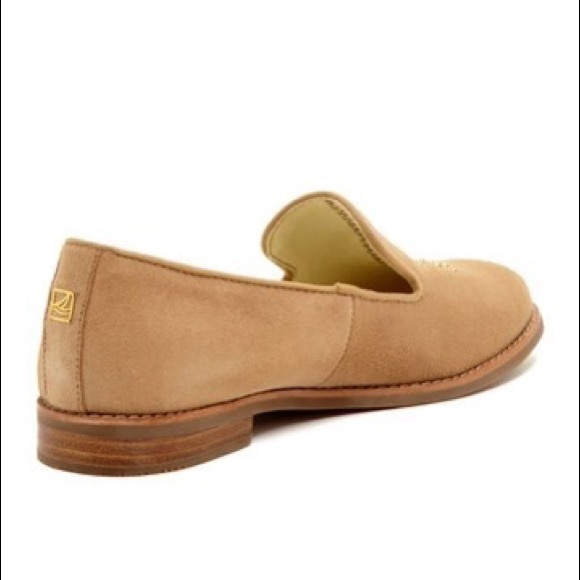🌟HOST PICK🌟 S⚓️S⛵️Sand Suede Leather Sperry Jeweled Loafer - Picture 10 of 15